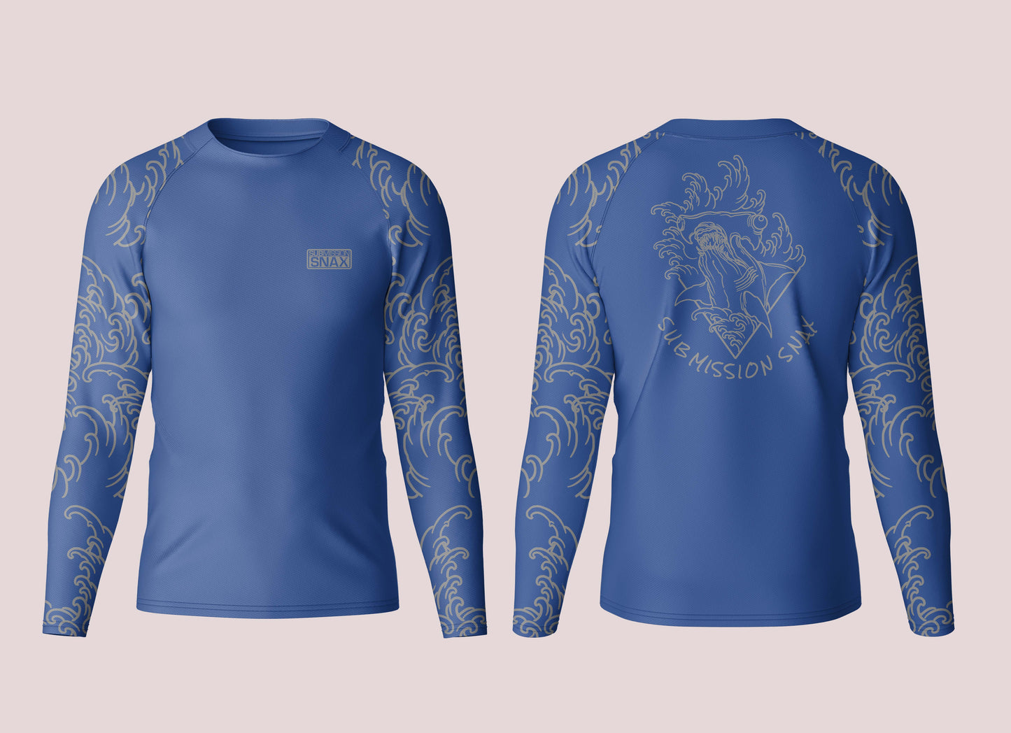 Submission Snax "Martelo" Ranked Rashguard (Blue)