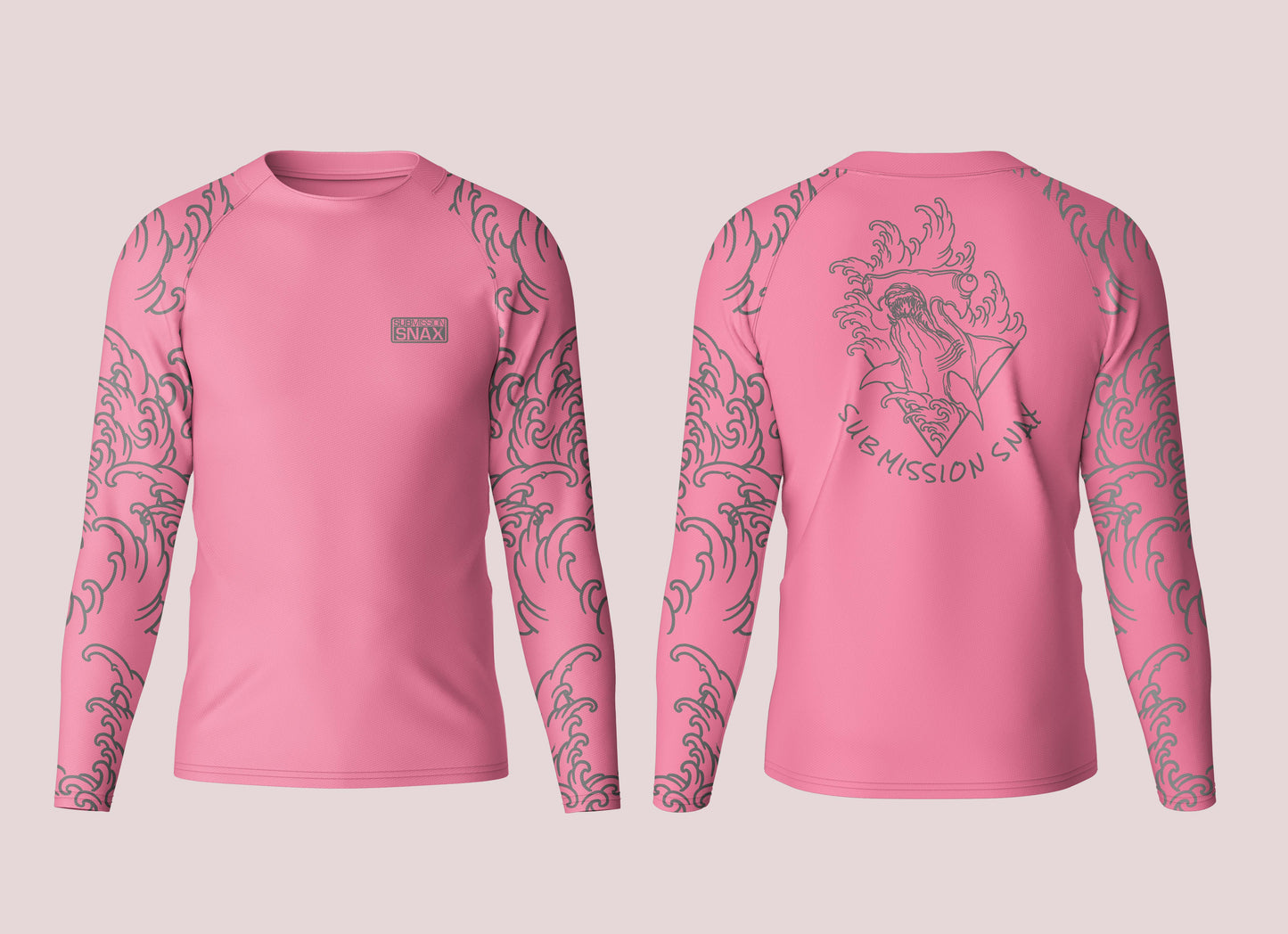 Submission Snax "Martelo" Rashguard (Pink)