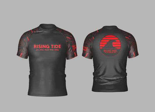 Rising Tide "Circuits" Ranked Rashguard (Black)