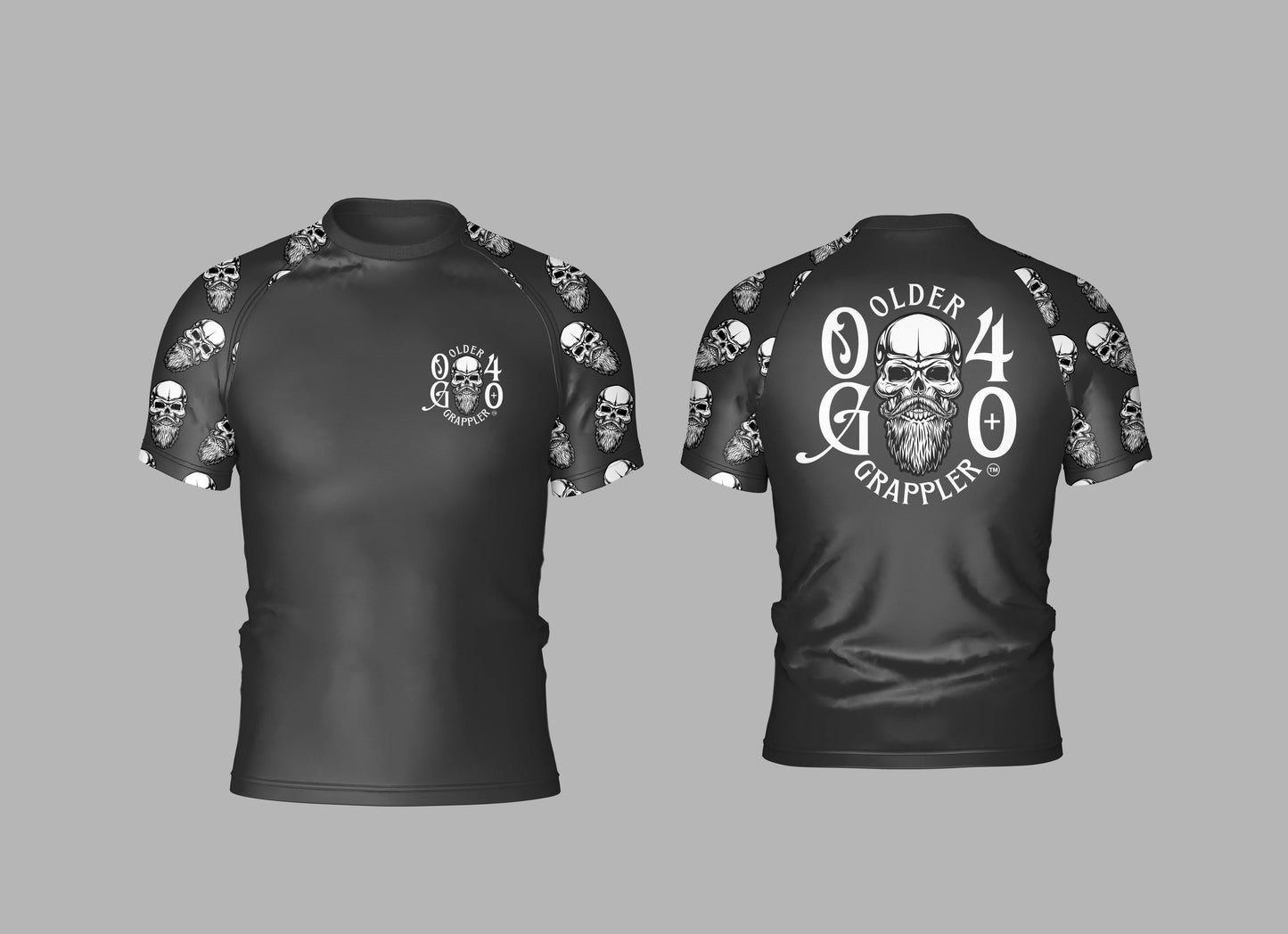 Older Grappler Skull Rashguard