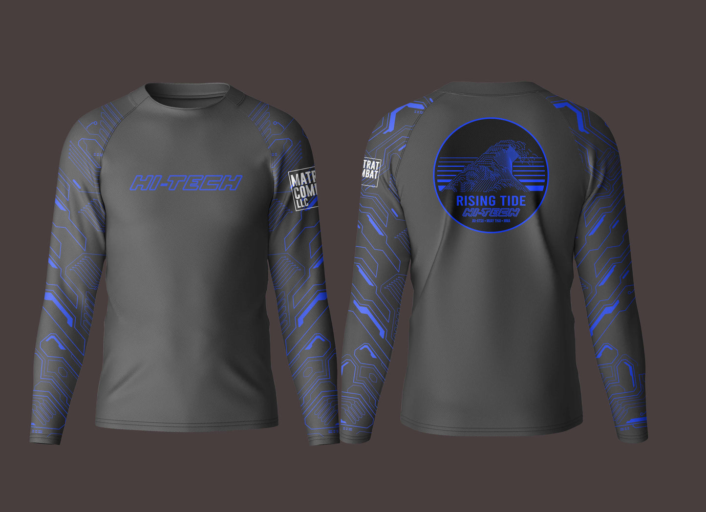 Hi-Tech Ranked Rashguard (Blue)