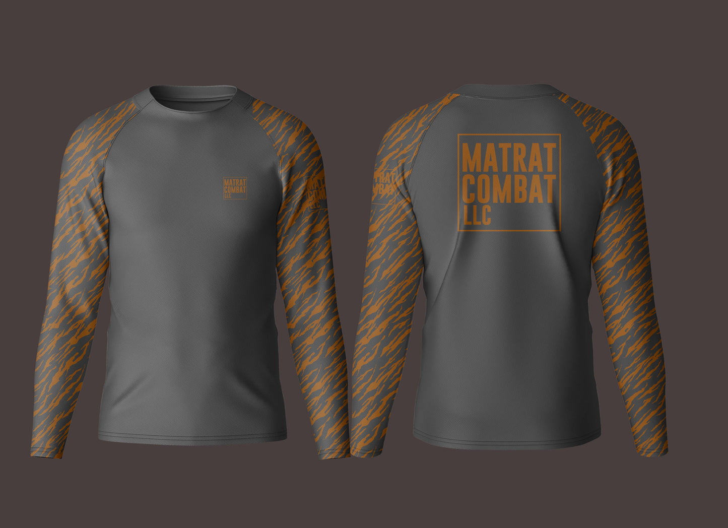 MatRat Ranked Rashguard (Brown)