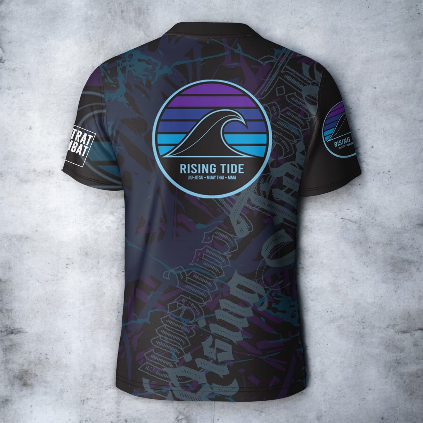 Rising Tide Text Rashguard