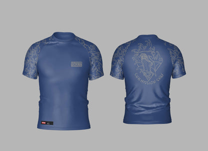 Submission Snax "Martelo" Ranked Rashguard (Blue)