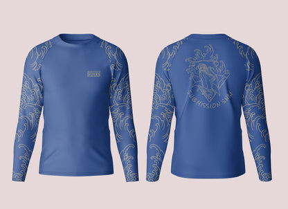 Submission Snax "Martelo" Ranked Rashguard (Blue)