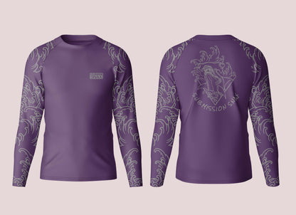 Submission Snax "Martelo" Ranked Rashguard (Purple)
