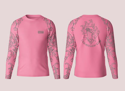 Submission Snax "Martelo" Rashguard (Pink)