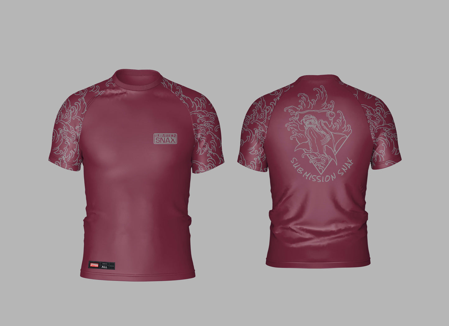 Submission Snax "Martelo" Rashguard (Red)